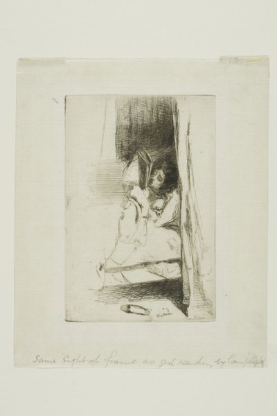 スリッパ 作： James Abbott McNeill Whistler