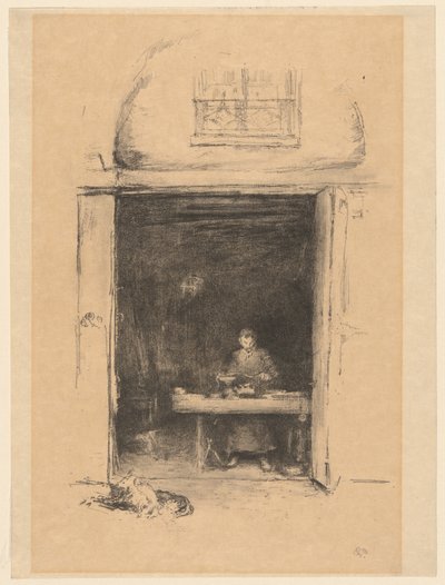 ザ・スミス、パサージュ・デュ・ドラゴン 作： James Abbott McNeill Whistler