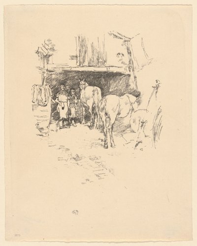 スミス・ヤード 作： James McNeill Whistler