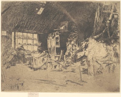 鍛冶屋 作： James Abbott McNeill Whistler