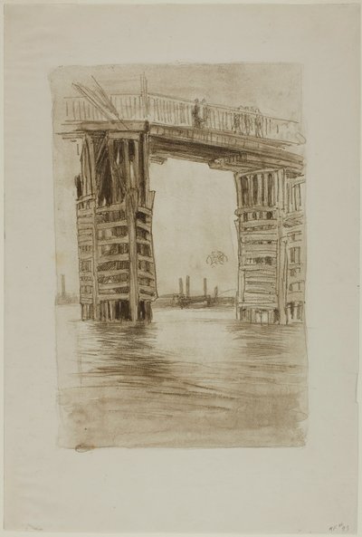 高い橋 作： James Abbott McNeill Whistler