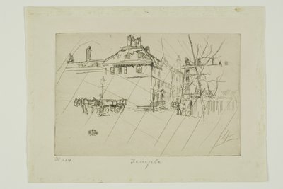 お寺 作： James Abbott McNeill Whistler