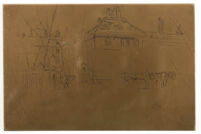 お寺 作： James Abbott McNeill Whistler