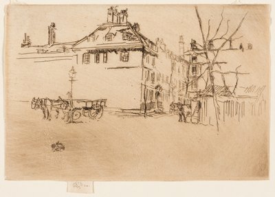 お寺 作： James Abbott McNeill Whistler