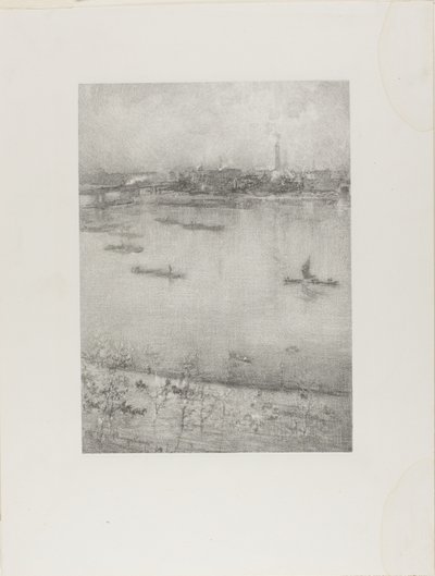 テムズ川 作： James Abbott McNeill Whistler