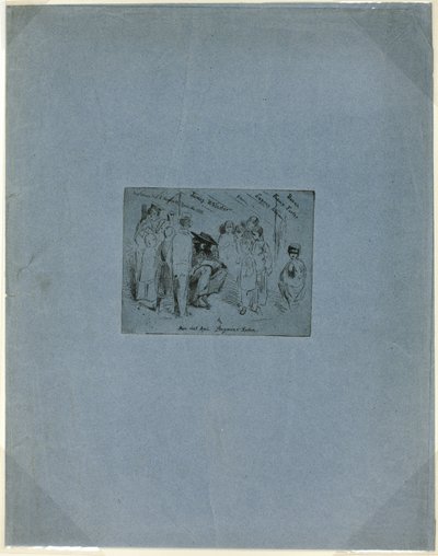自然からの12のエッチング」のタイトルページ 作： James McNeill Whistler