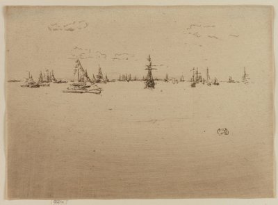 タレットシップ 作： James Abbott McNeill Whistler