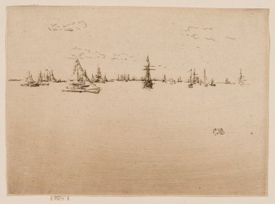 タレットシップ 作： James Abbott McNeill Whistler