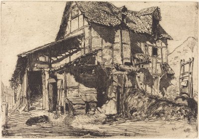 安全でない長屋 作： James Abbott McNeill Whistler