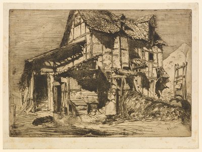 安全でない長屋 作： James Abbott McNeill Whistler