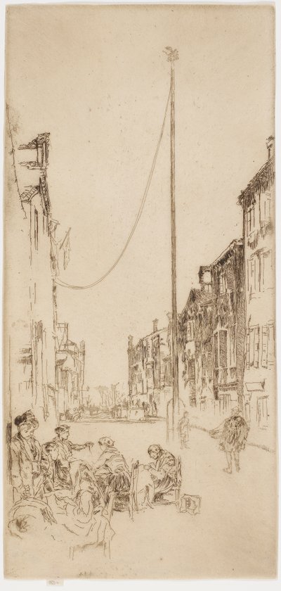 ベネチアンマスト 作： James Abbott McNeill Whistler