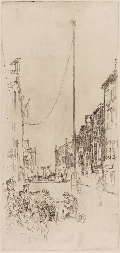 ベネチアンマスト 作： James Abbott McNeill Whistler