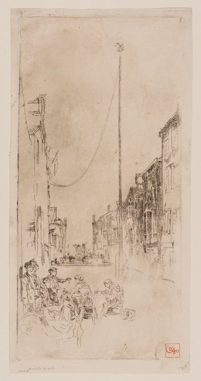 ベネチアンマスト 作： James Abbott McNeill Whistler
