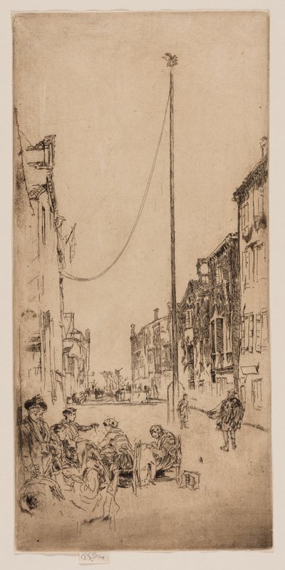 ベネチアンマスト 作： James Abbott McNeill Whistler