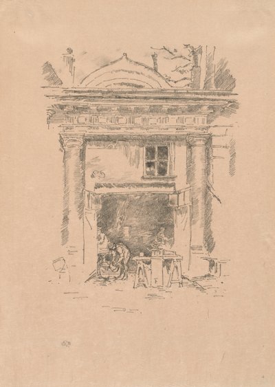 ホワイトスミス、Impass des Carmélites 作： James McNeill Whistler