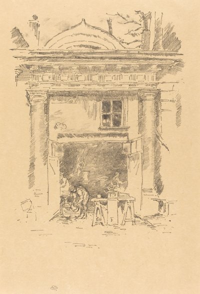 ホワイトスミス、Impass des Carmélites 作： James Abbott McNeill Whistler
