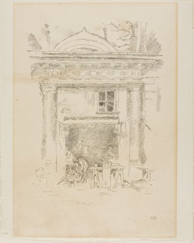 ホワイトスミス、Impass des Carmélites 作： James Abbott McNeill Whistler