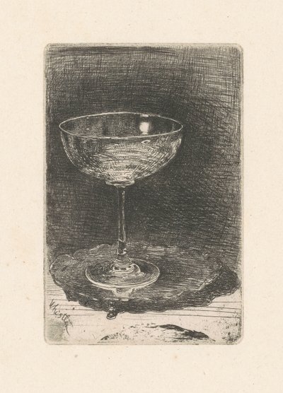 ワイングラス 作： James Abbott McNeill Whistler