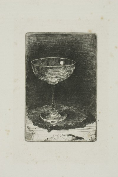 ワイングラス 作： James Abbott McNeill Whistler