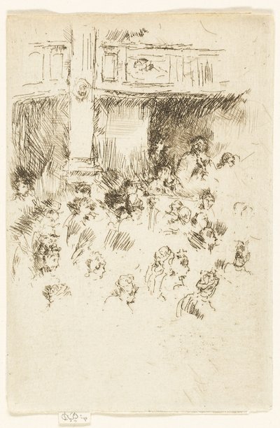 劇場、ロシュ 作： James Abbott McNeill Whistler