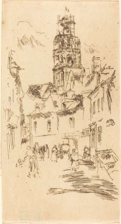 トゥール セント アントワーヌ、ロシュ 作： James Abbott McNeill Whistler