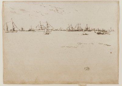 軍艦 作： James Abbott McNeill Whistler
