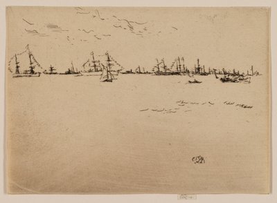 軍艦 作： James Abbott McNeill Whistler