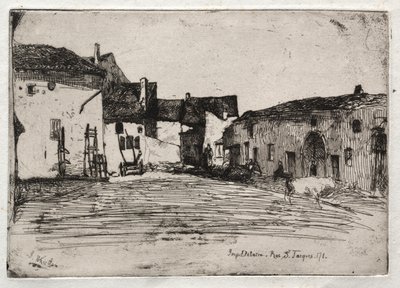 自然からの12のエッチング  リバダン 作： James McNeill Whistler
