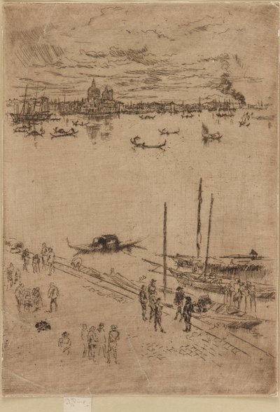 アップライト ベニス 作： James Abbott McNeill Whistler