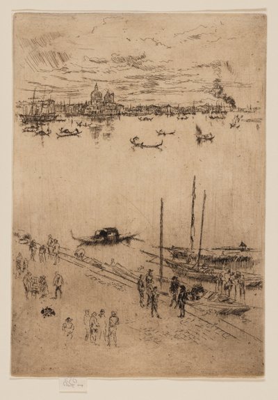 アップライト ベニス 作： James Abbott McNeill Whistler