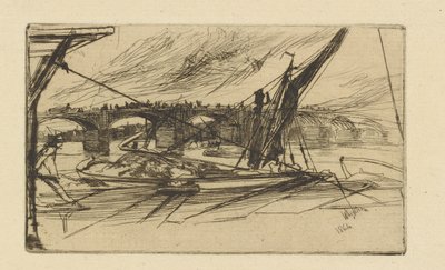 ボクスホール橋 作： James Abbott McNeill Whistler