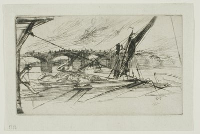 ボクスホール橋 作： James Abbott McNeill Whistler
