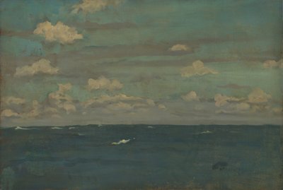 バイオレットとシルバー-深海 作： James McNeill Whistler