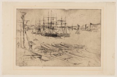 ワッピング - プール 作： James Abbott McNeill Whistler