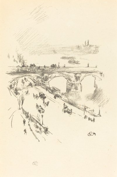 ウォータールー橋 作： James Abbott McNeill Whistler