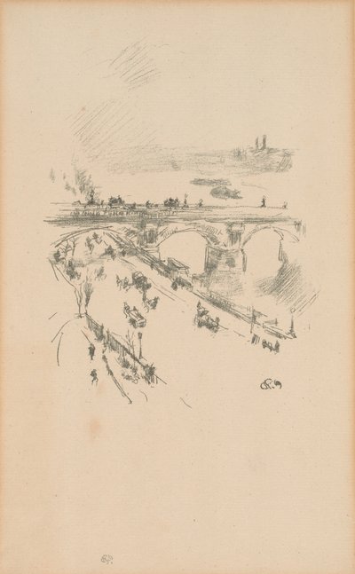 ウォータールー橋 作： James Abbott McNeill Whistler
