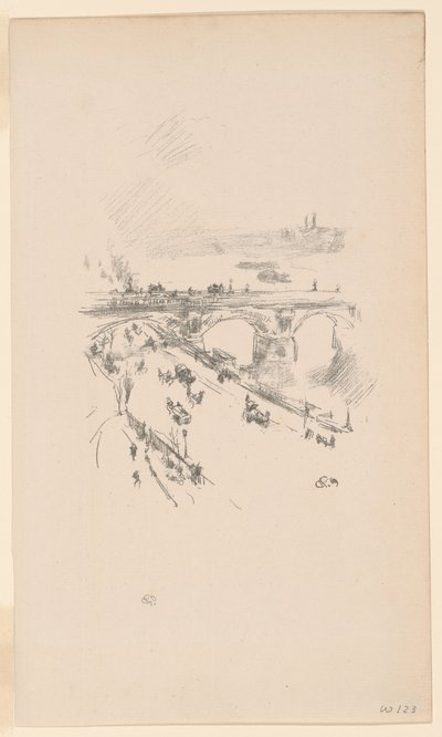 ウォータールー橋 作： James Abbott McNeill Whistler