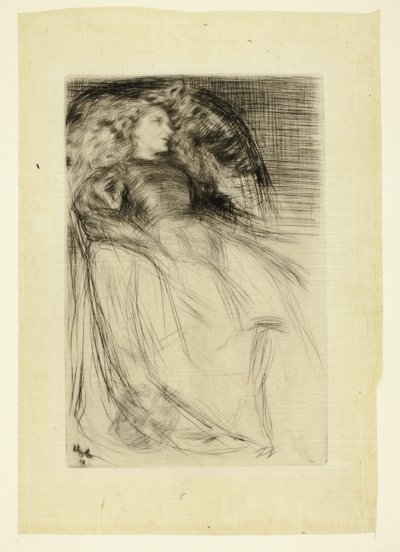 疲れた 作： James Abbott McNeill Whistler