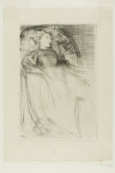 疲れた 作： James Abbott McNeill Whistler