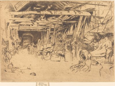 ホイールライト 作： James Abbott McNeill Whistler