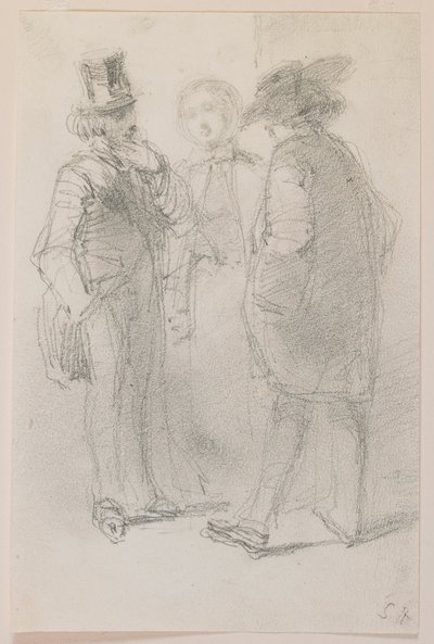 友達とウィスラー 作： James Abbott McNeill Whistler