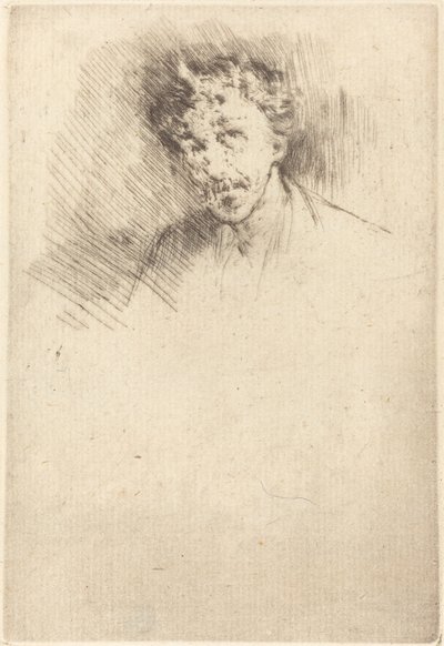 白い錠前のウィスラー 作： James Abbott McNeill Whistler