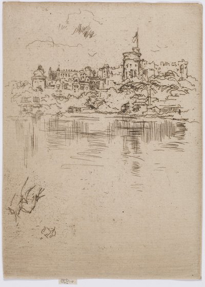 ウィンザー城 作： James Abbott McNeill Whistler