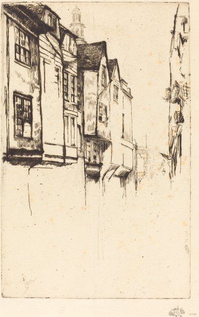 素晴らしい通り 作： James Abbott McNeill Whistler