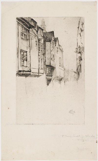 グレート・ストリート、ロンドン 作： James Abbott McNeill Whistler