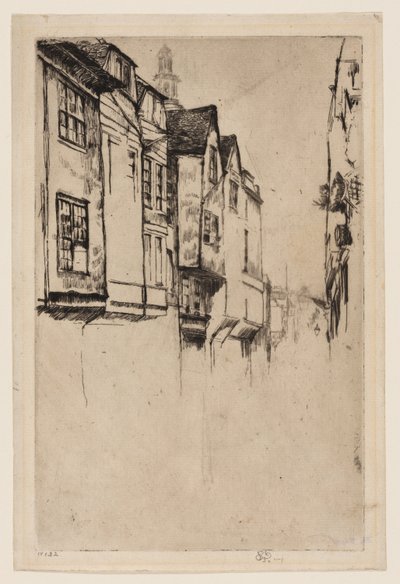 グレート・ストリート、ロンドン 作： James Abbott McNeill Whistler