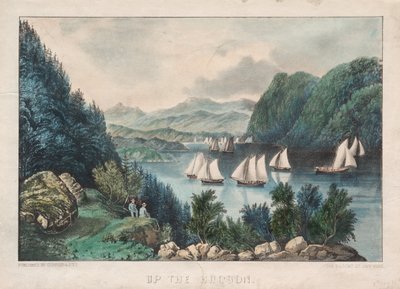 ハドソンまで、c。 1857-72。 作： James Merritt Ives