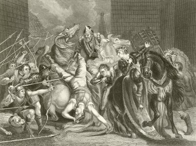 ロンドン市長がワット・タイラーを殺害 作： James Northcote