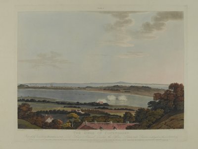 デンマーク1807：コペンハーゲンの包囲、ロバートポラード（1792-1867）とジョセフコンスタンティンスタドラー（1780-1812）によって彫刻され、1807年に公開（色付きのアクアチント） 作： James Pattison Cockburn