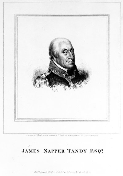 ジェームズヒースによって刻まれたジェームズナッパータンディ（1815年） 作： James Petrie